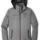 Port Authority Waterproof Jacket (Unisex) Hounds - front gray