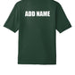 Notre Dame Softball Sport Tek Competitor Short Sleeve Tee (Youth) green, back