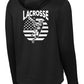 Lacrosse Flag Back Sport-Wick® Fleece Hooded Pullover Adult