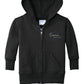 Full Zip Hoodie (Infant & Toddler) black with blue logo