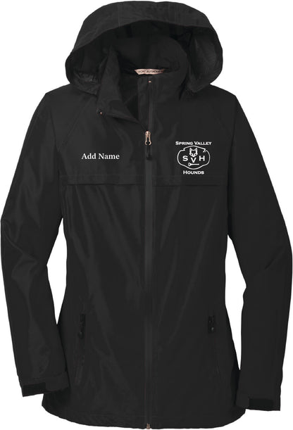 Port Authority Waterproof Jacket (Ladies) Hounds Black