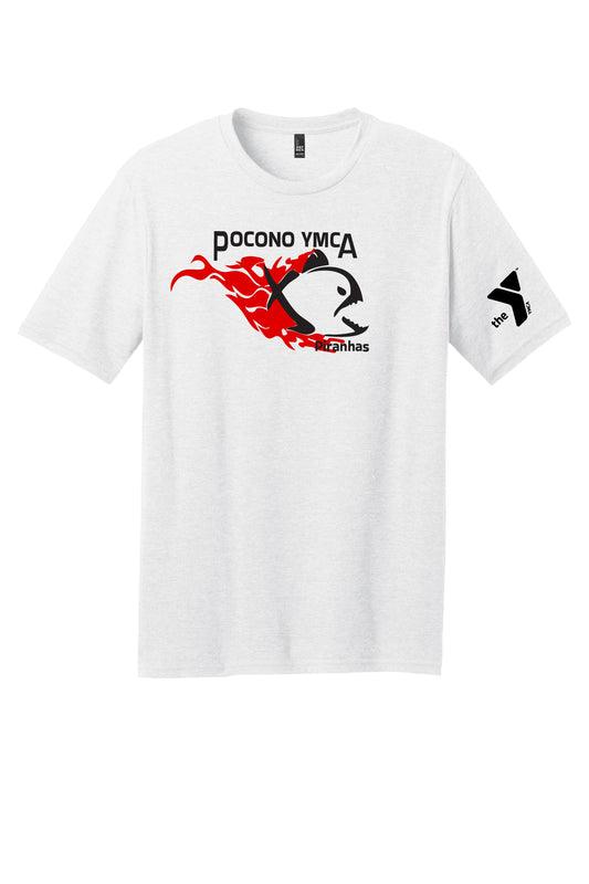 Light Weight District Brand Pocono YMCA Piranhas T-Shirt