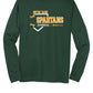 Notre Dame Baseball Sport Tek Competitor Long Sleeve Shirt (Youth) green, front