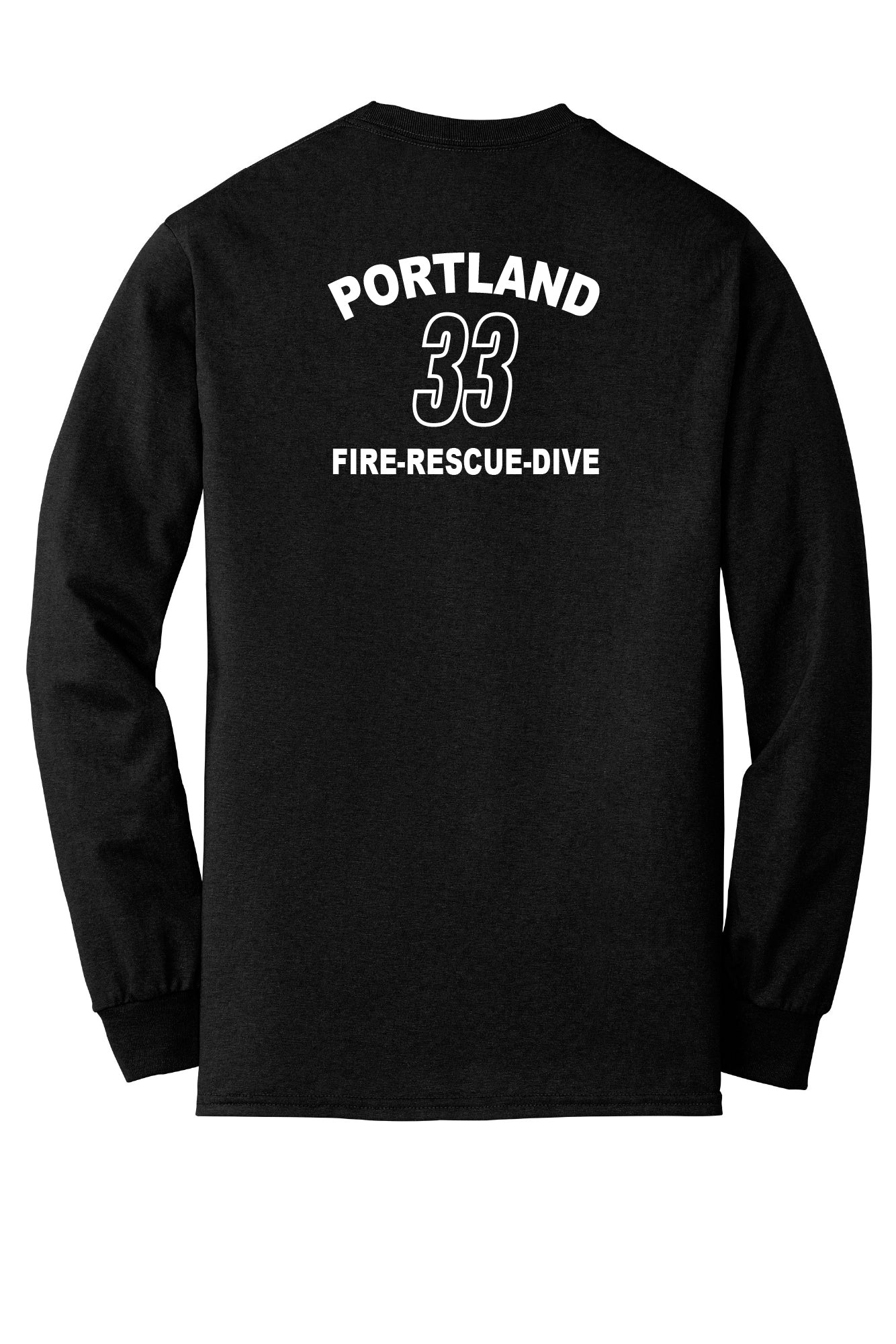 Portland 33 Fire-Rescue-Dive Long Sleeve T-Shirt (Adult)