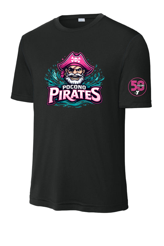 Pocono Pirates Sport Tek Competitor Short Sleeve T-Shirt