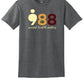 988 Front Only Short Sleeve T-Shirt (Adult)