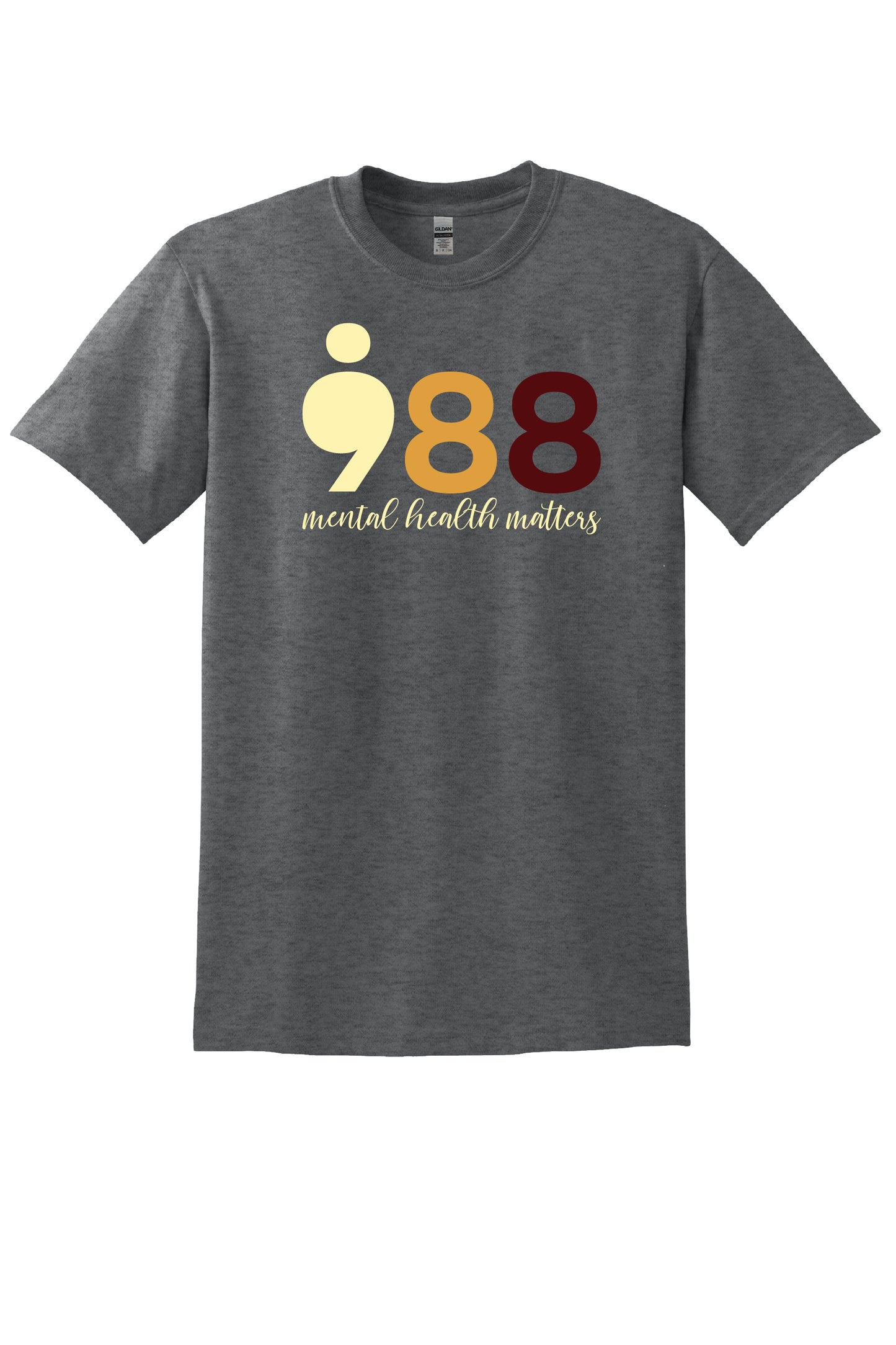 988 Front Only Short Sleeve T-Shirt (Adult)