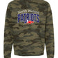 Camo North Warren Patriots Crewneck Sweatshirt-LIMITED TIME ONLY