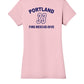 Portland 33 Fire-Rescue-Dive Ladies V-Neck
