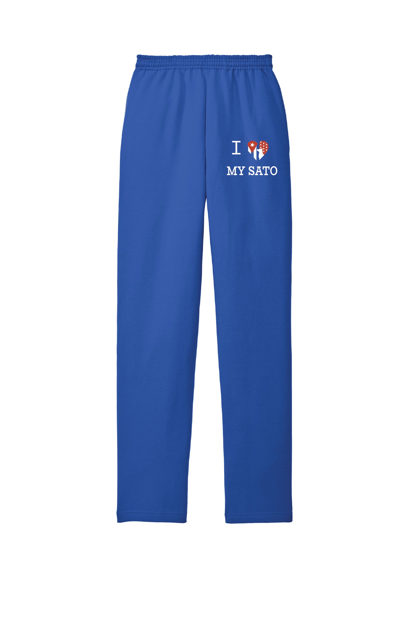 Adult Open Bottom Sweatpants