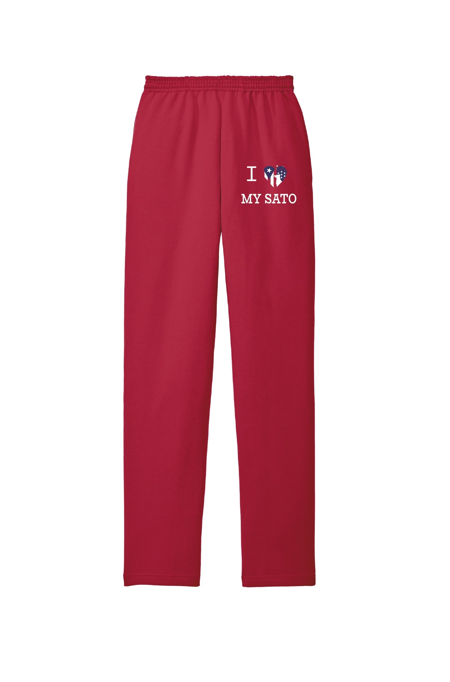 Adult Open Bottom Sweatpants