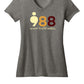 988 Front Only Ladies V-Neck