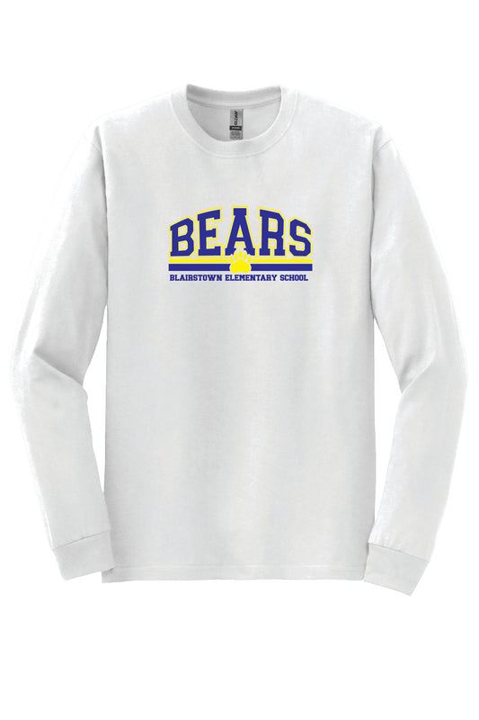 Blairstown Elementary BES Bears Long Sleeve T-Shirt (Youth)