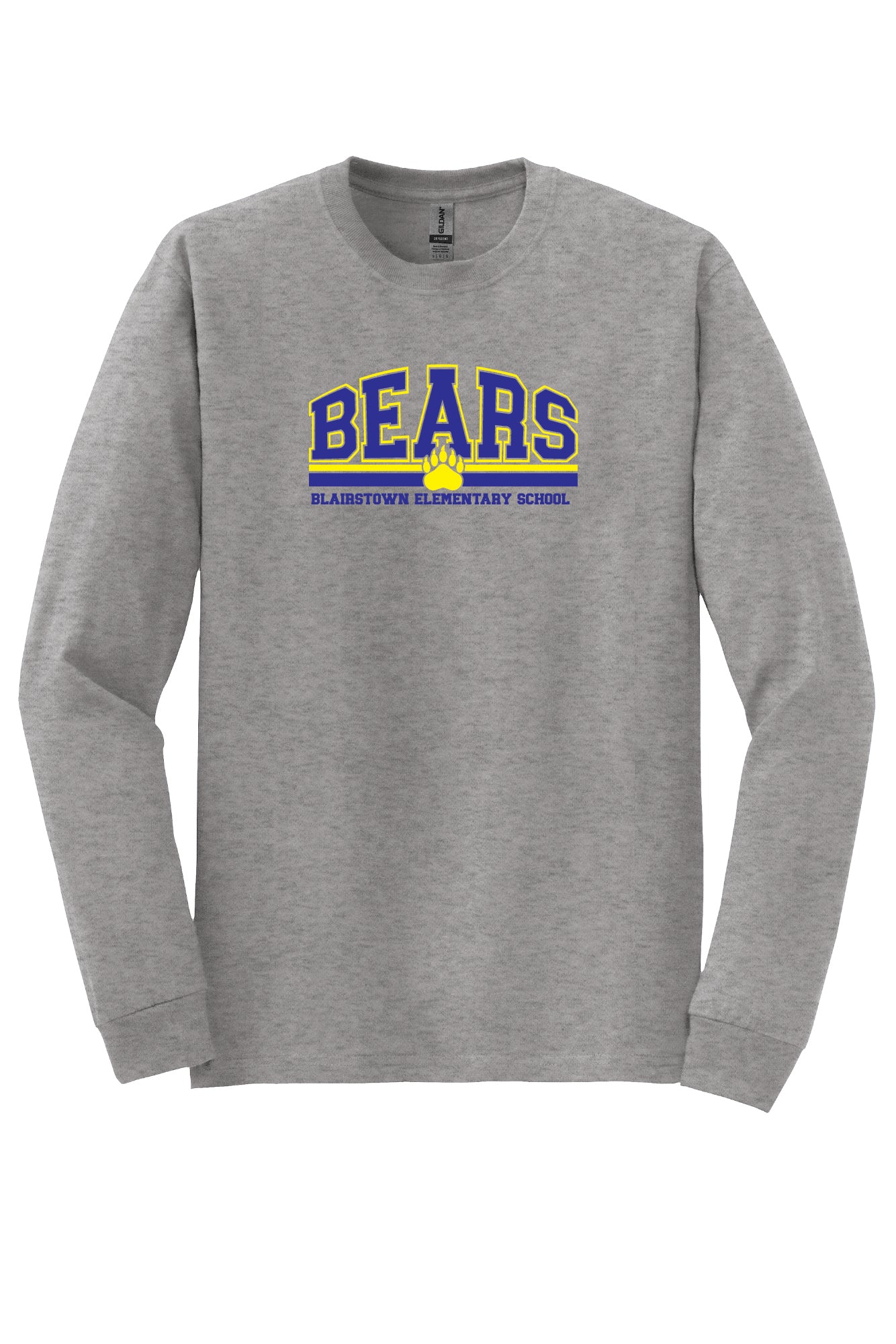 Blairstown Elementary BES Bears Long Sleeve T-Shirt (Youth)