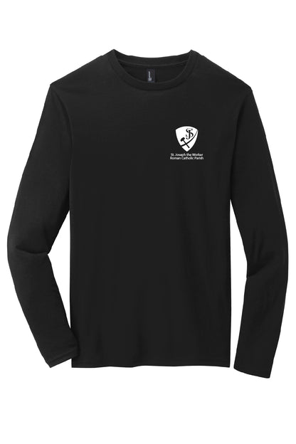 St. Joseph the Worker I Long Sleeve T-shirt-Single Color Logo