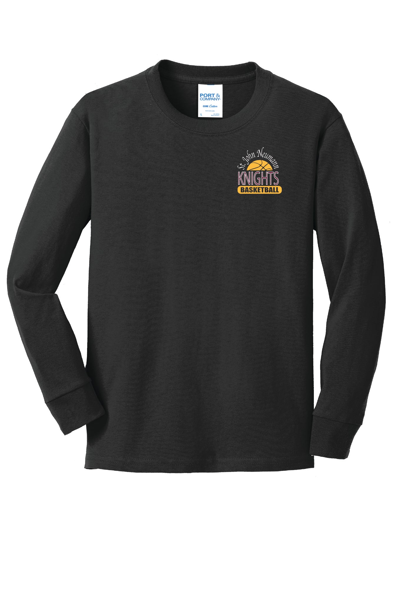 SJN Knights Basketball Long Sleeve T-Shirt