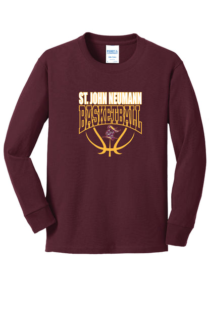 SJN Basketball Long Sleeve T-Shirt (Youth)