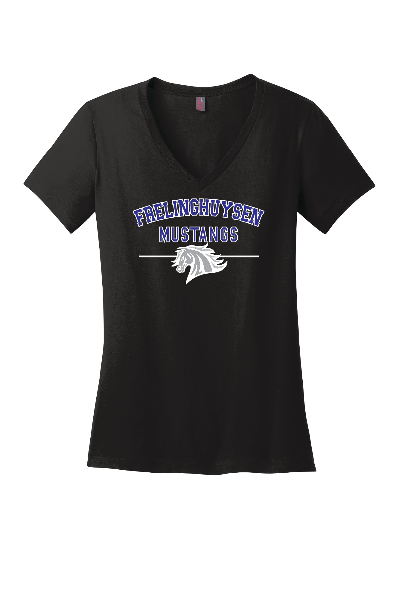 Frelinghuysen Mustangs II Ladies V-Neck