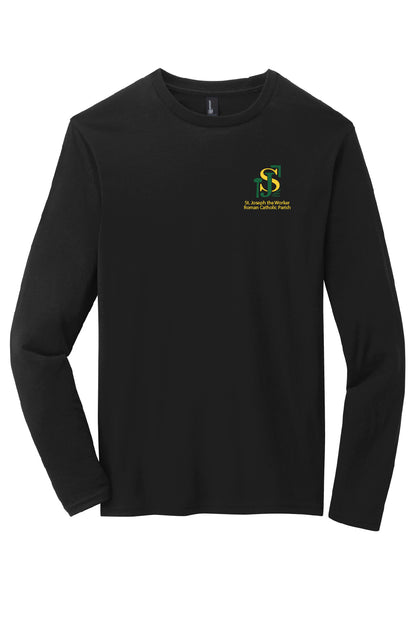 St. Joseph the Worker II Long Sleeve T-shirt-Full Color Logo