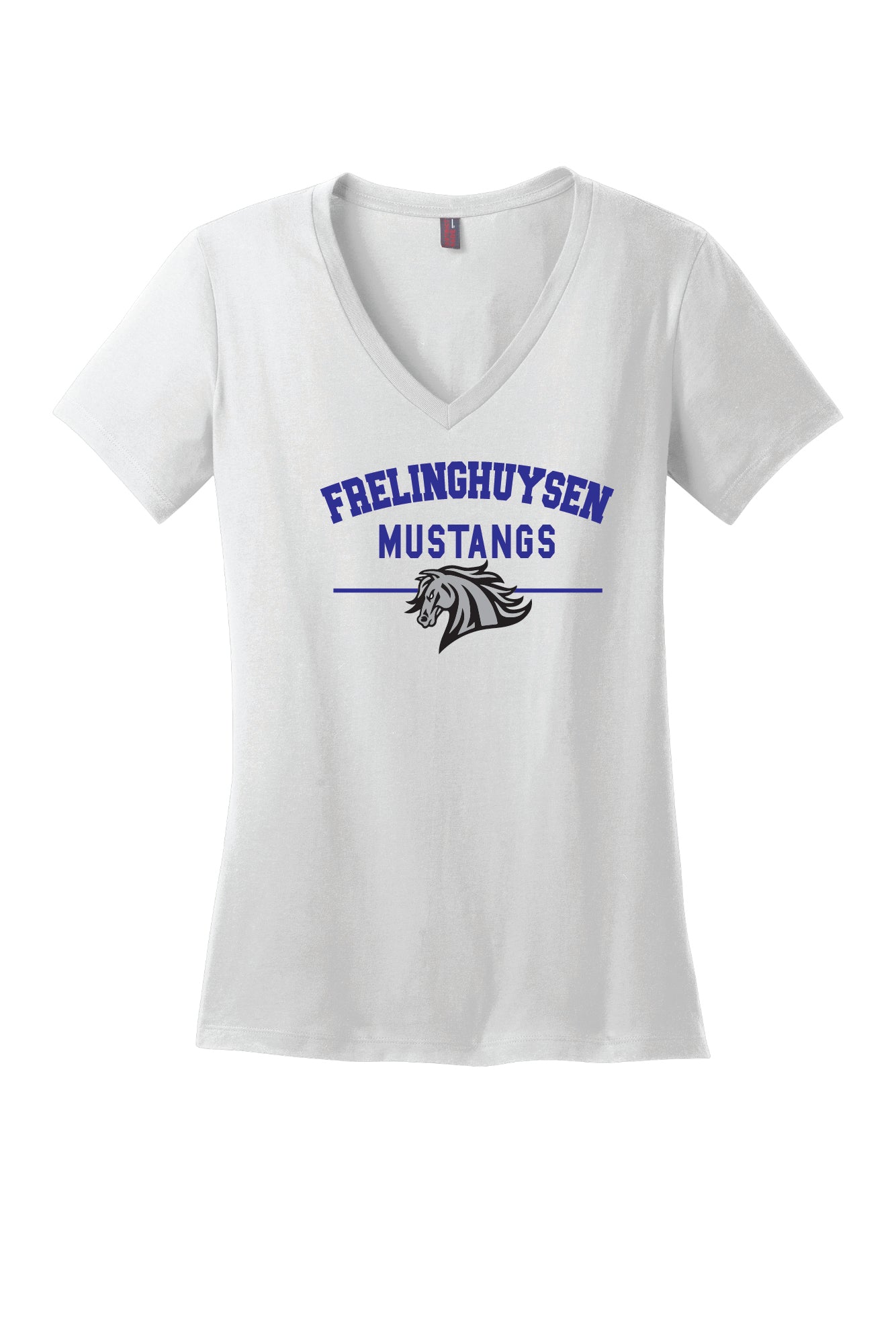 Frelinghuysen Mustangs II Ladies V-Neck