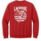 Lacrosse Flag Back Crewneck Sweatshirt (Youth)