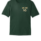 Notre Dame Spartans Sport Tek Competitor Short Sleeve Tee back-green