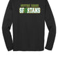 Notre Dame Spartans Sport Tek Competitor Long Sleeve Shirt back-black