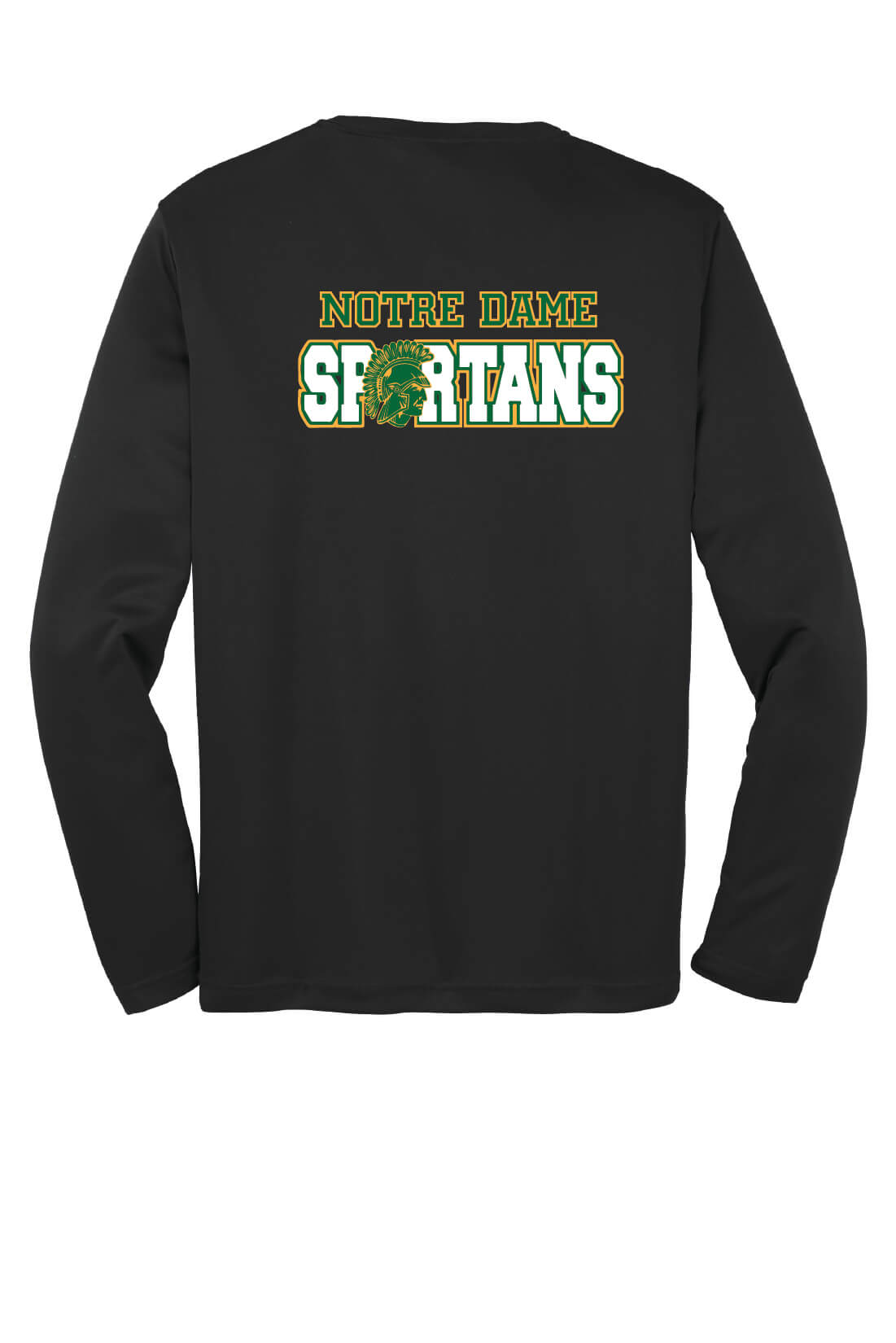 Notre Dame Spartans Sport Tek Competitor Long Sleeve Shirt (Youth)