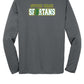 Notre Dame Spartans Sport Tek Competitor Long Sleeve Shirt back-gray