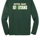 Notre Dame Spartans Sport Tek Competitor Long Sleeve Shirt back-green