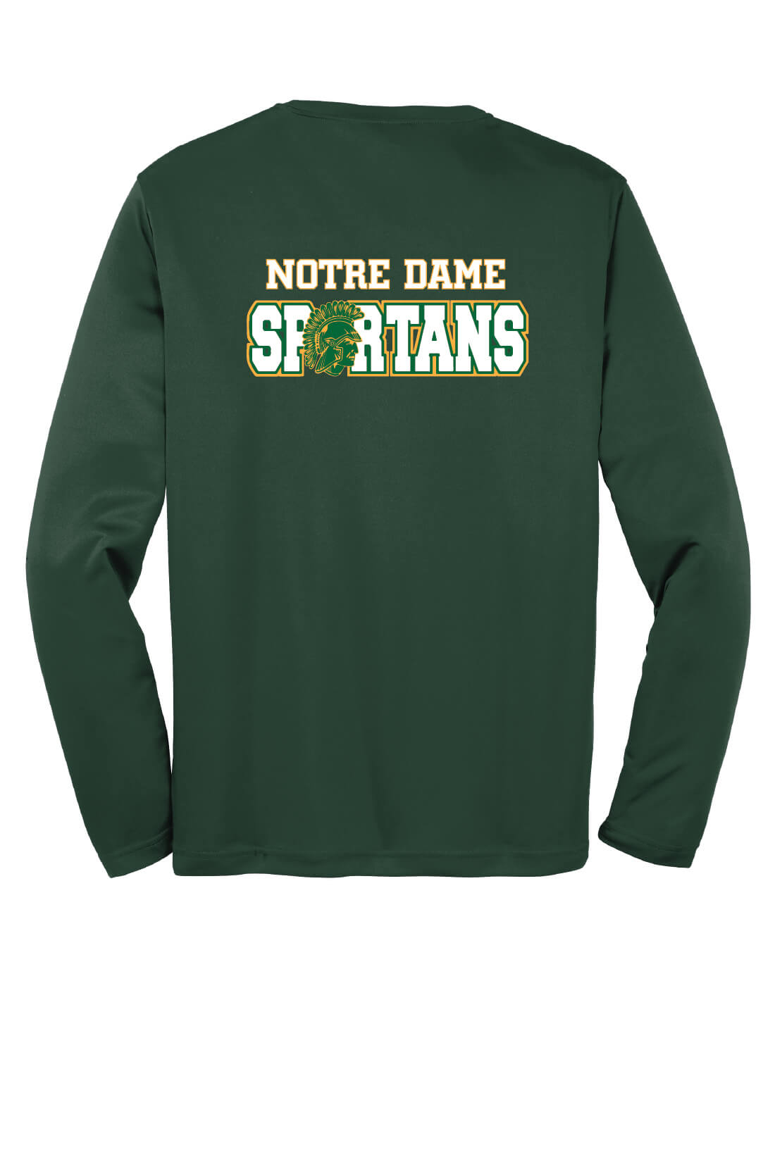 Notre Dame Spartans Sport Tek Competitor Long Sleeve Shirt (Youth)