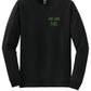 We Are ND Long Sleeve T-Shirt front-black