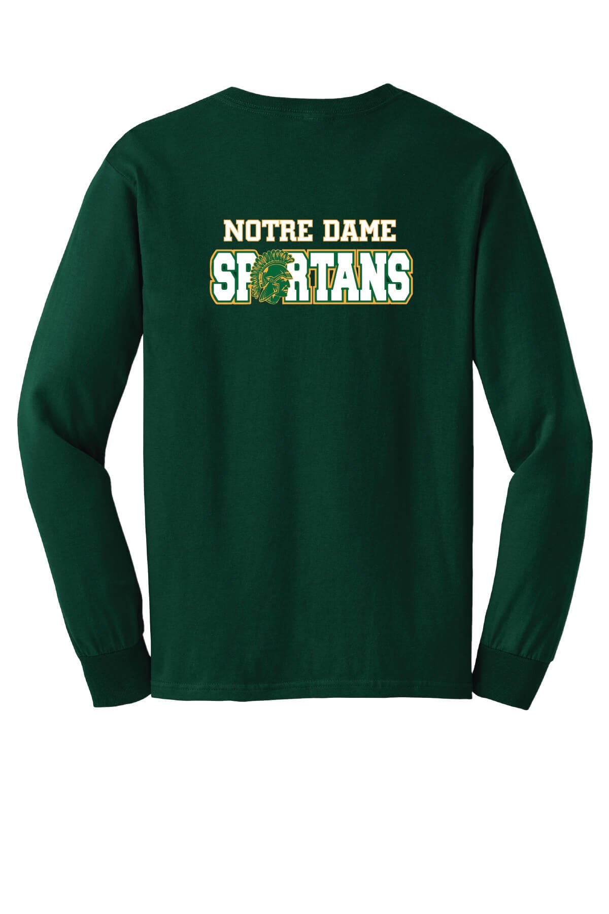 We Are ND Long Sleeve T-Shirt back-green