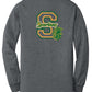Spartans "S" Long Sleeve T-Shirt back-gray