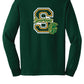 Spartans "S" Long Sleeve T-Shirt back-green