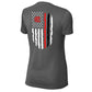 Sport-Tek® Women's PosiCharge® Competitor™ Tee - Front Logo / Flag Back