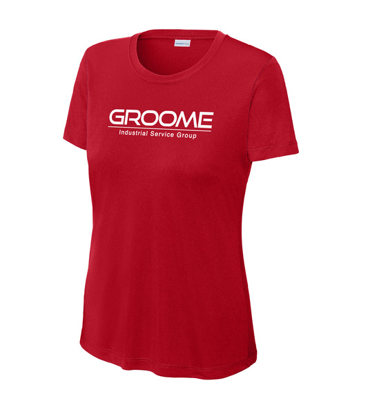 Sport-Tek® Women's PosiCharge® Competitor™ Tee - Large Logo Front