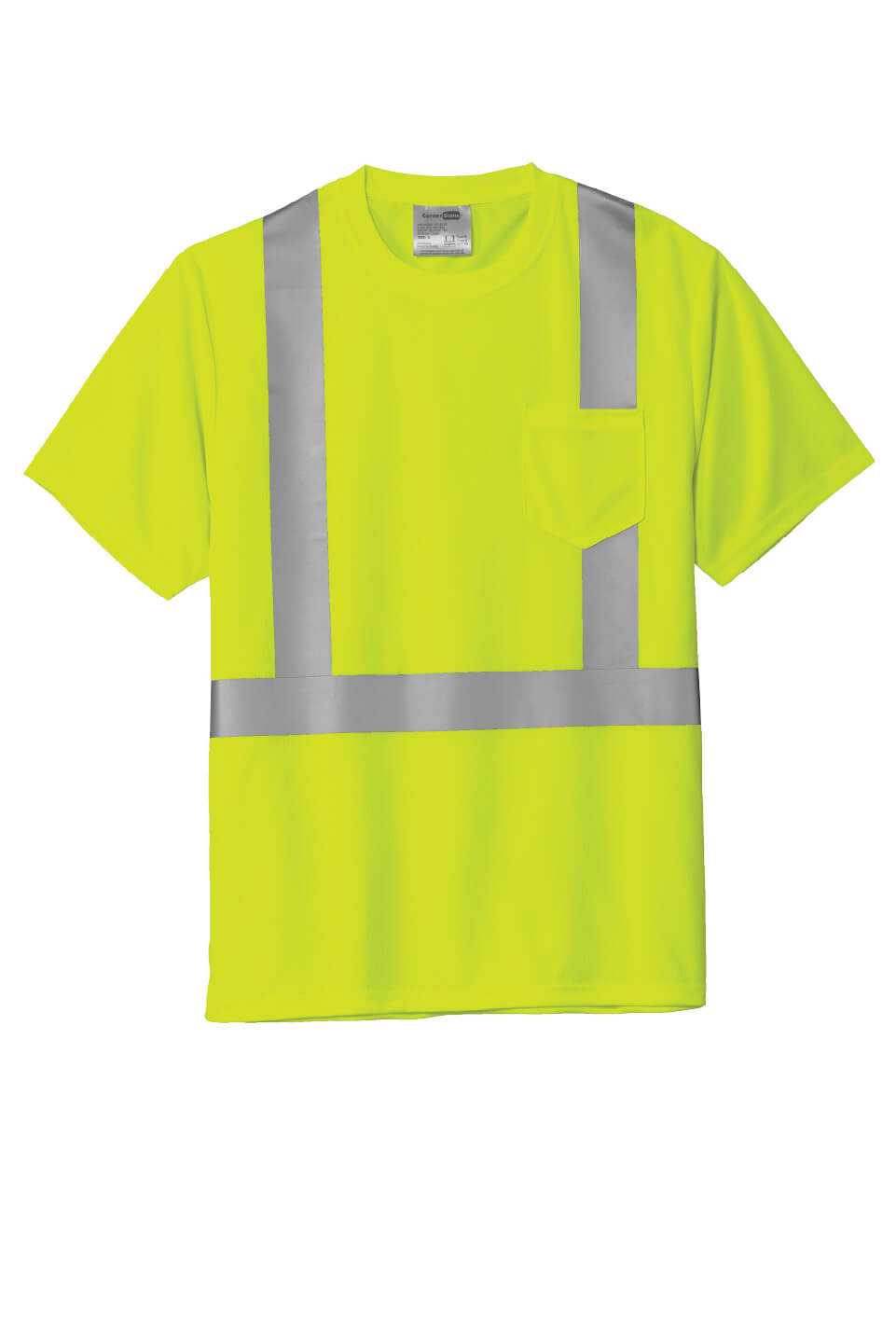 CornerStone® ANSI 107 Class 2 Mesh Tee front