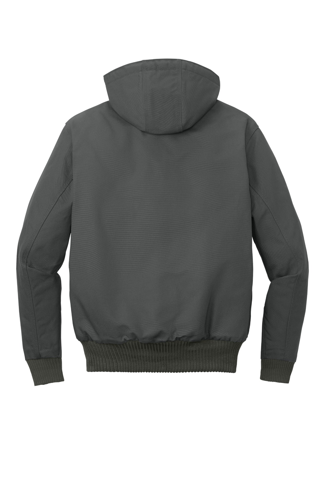Portland Contractors Carhartt Quilted-Flannel-Lined Duck Active Jacket