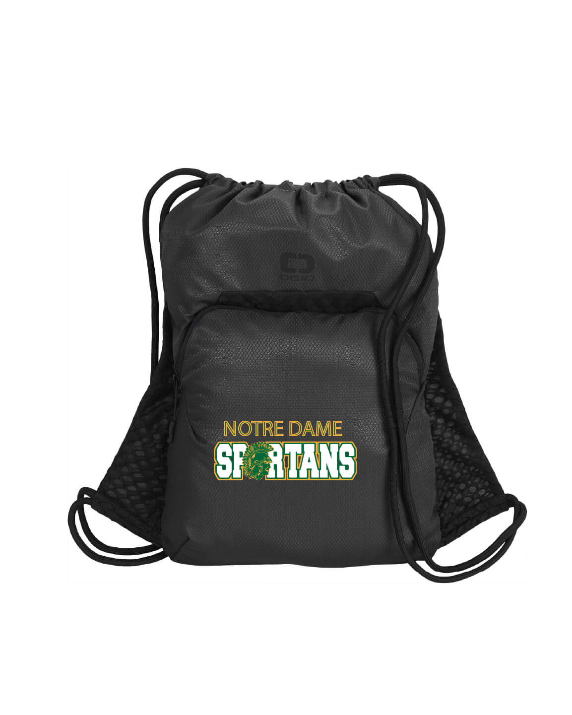 Zippered Pocket Cinch Pack Notre Dame Spartans