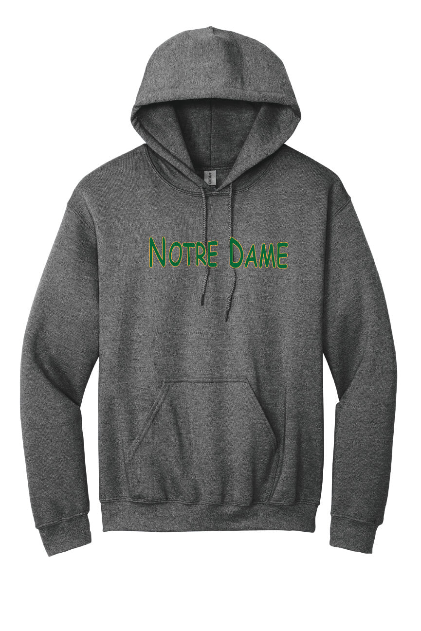 Spartans "S" Hoodie front-gray