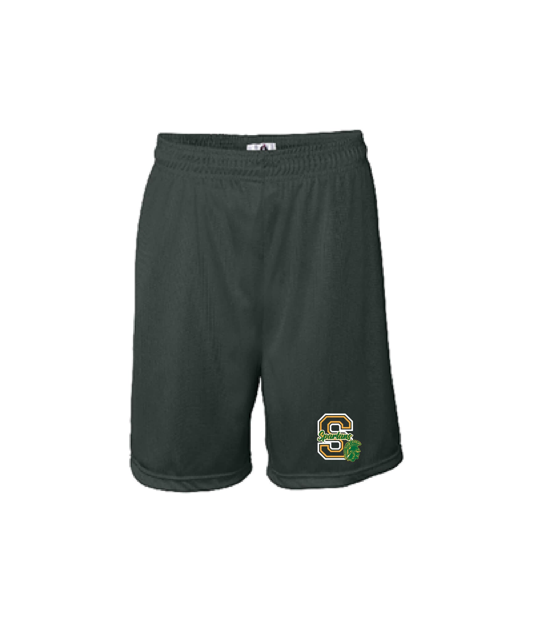 Badger Mini Mesh 7” Inseam Shorts Spartans S green