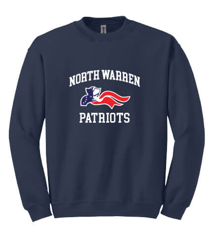 North Warren Patriots III Crewneck Sweatshirt navy