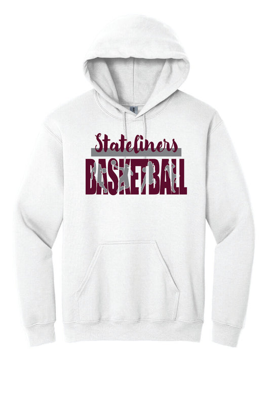 Stateliners Basketball Hoodie white