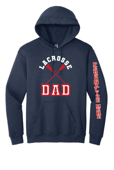 Lacrosse Dad Hoodie navy