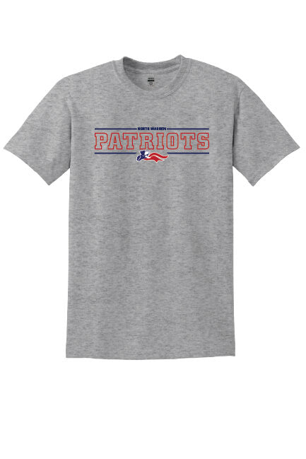 North Warren Patriots IV Short Sleeve T-Shirt gray