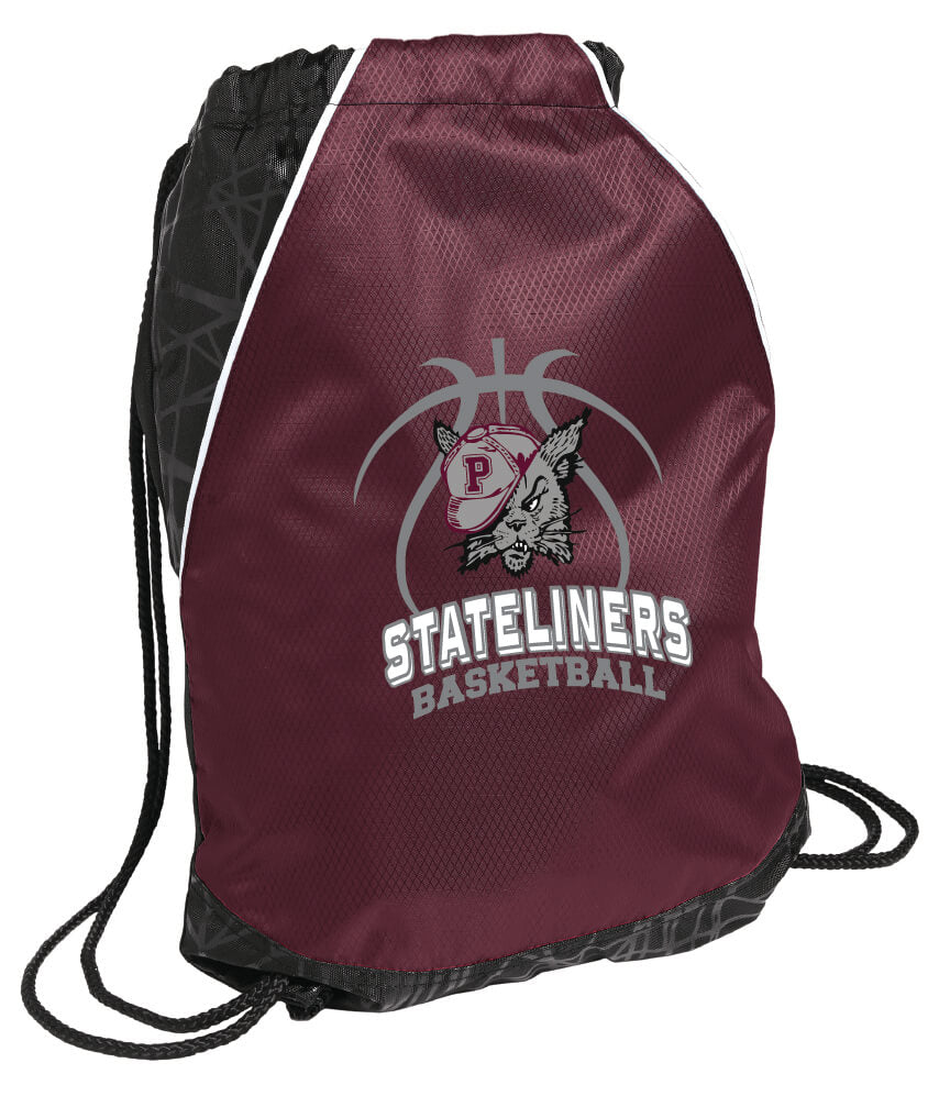 Cinch Pack Stateliners Basketball maroon