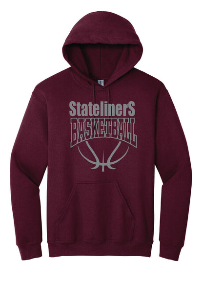 Stateliners Basketball Hoodie maroon