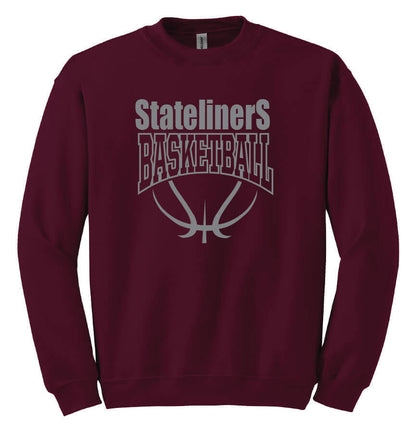 Basketball Crewneck Sweatshirt (Youth) maroon