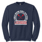 Legally Beating People with Sticks Crewneck Sweatshirt (Youth) navy